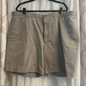 EUC L.L.Bean Double L Pleated Shorts 100% Cotton Size 44